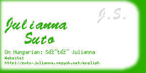 julianna suto business card